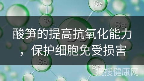 酸笋的提高抗氧化能力，保护细胞免受损害