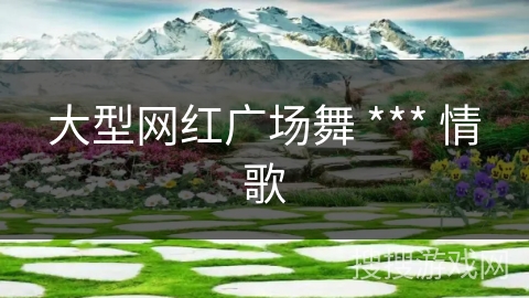 大型网红广场舞 *** 情歌