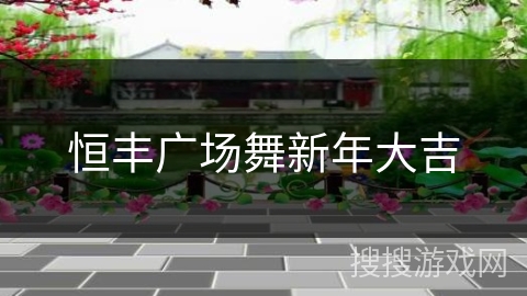 恒丰广场舞新年大吉