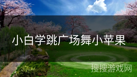 小白学跳广场舞小苹果