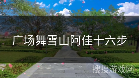广场舞雪山阿佳十六步