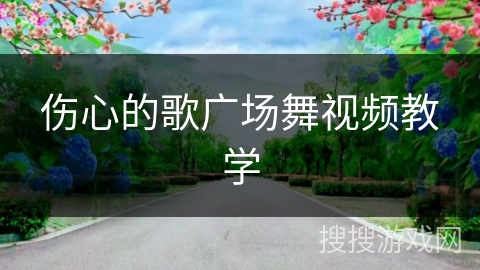 伤心的歌广场舞视频教学