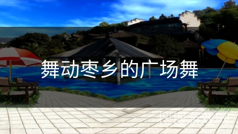 舞动枣乡的广场舞