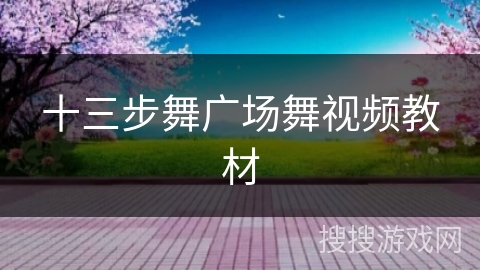 十三步舞广场舞视频教材