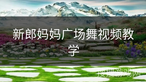 新郎妈妈广场舞视频教学