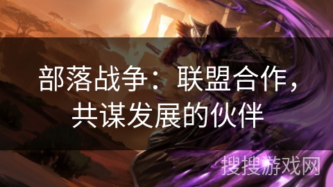 部落战争:联盟合作,共谋发展的伙伴 部落战争:联盟合作,共谋发展的伙伴
