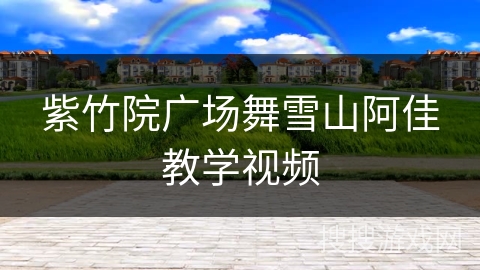 紫竹院广场舞雪山阿佳教学视频