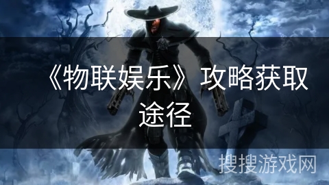 《物联娱乐》攻略获取途径