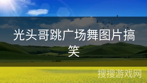 光头哥跳广场舞图片搞笑