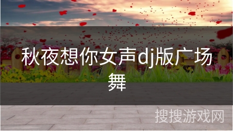 秋夜想你女声dj版广场舞