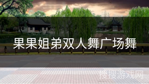 果果姐弟双人舞广场舞