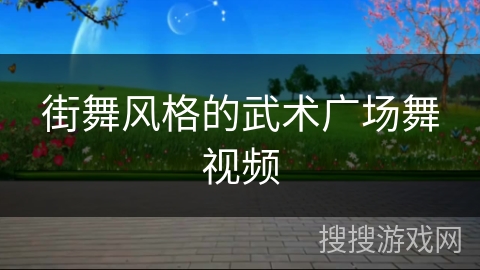 街舞风格的武术广场舞视频