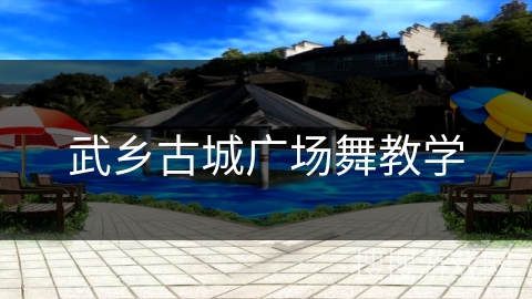 武乡古城广场舞教学