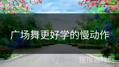 广场舞更好学的慢动作