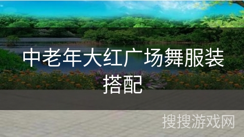 中老年大红广场舞服装搭配