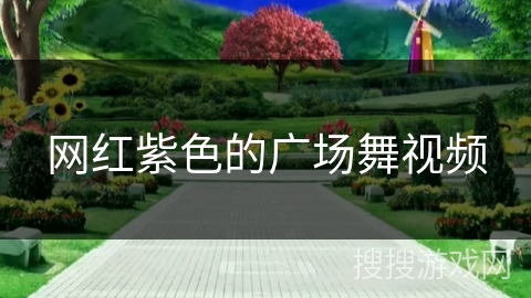 网红紫色的广场舞视频