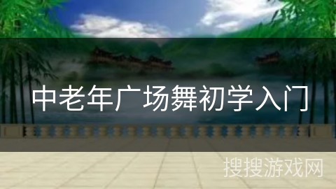 中老年广场舞初学入门