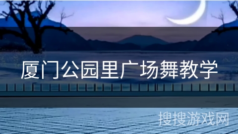 厦门公园里广场舞教学