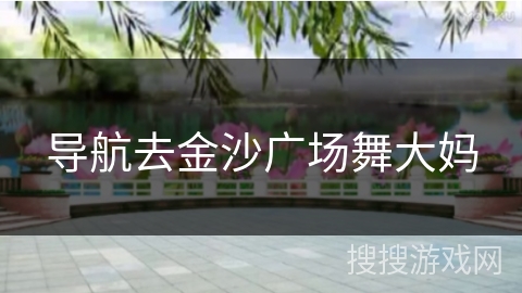 导航去金沙广场舞大妈
