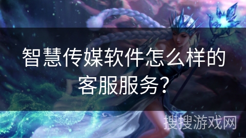 智慧传媒软件怎么样的客服服务？
