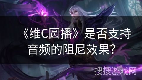 《维C圆播》是否支持音频的阻尼效果? 《维C圆播》是否支持音频的阻尼效果?