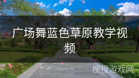 广场舞蓝色草原教学视频
