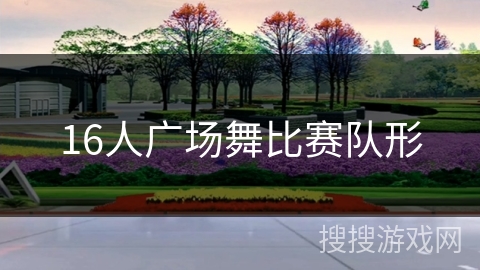 16人广场舞比赛队形