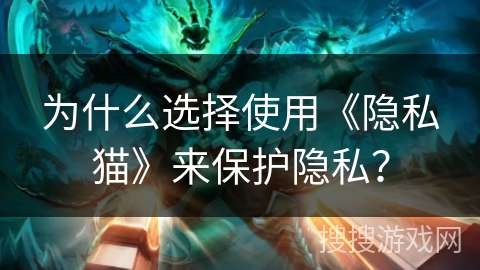 为什么选择使用《隐私猫》来保护隐私？