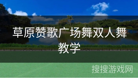 草原赞歌广场舞双人舞教学