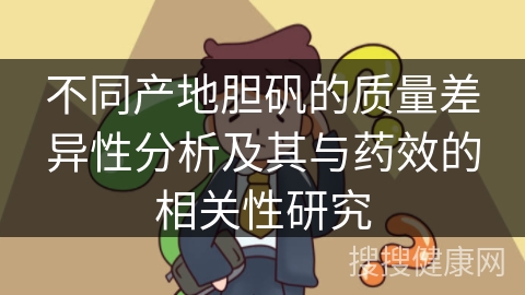 不同产地胆矾的质量差异性分析及其与药效的相关性研究