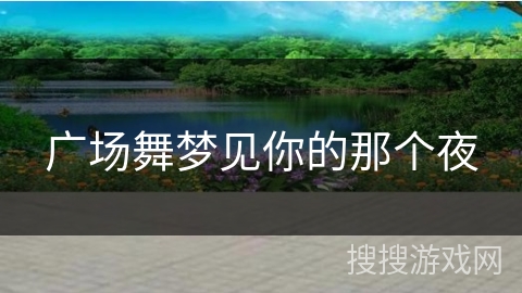 广场舞梦见你的那个夜 广场舞梦见你的那个夜