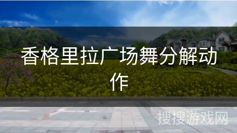 香格里拉广场舞分解动作