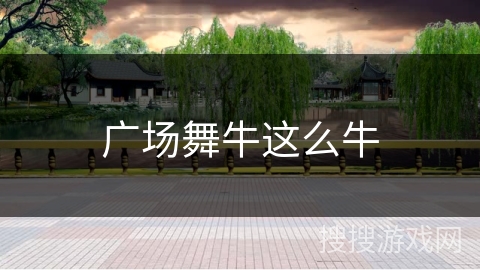广场舞牛这么牛