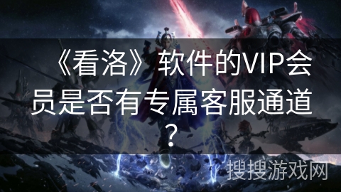 《看洛》软件的VIP会员是否有专属客服通道？