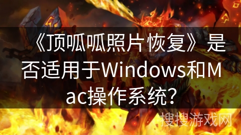 《顶呱呱照片恢复》是否适用于Windows和Mac操作系统？