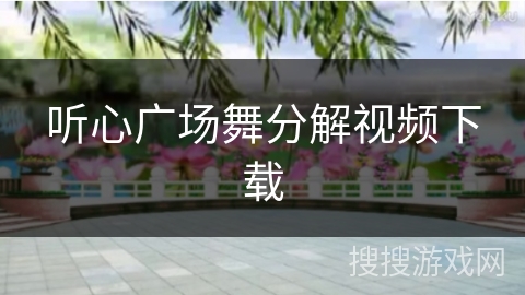 听心广场舞分解视频下载