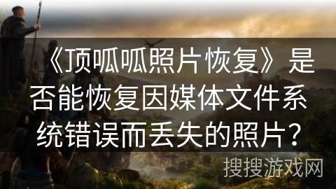 《顶呱呱照片恢复》是否能恢复因媒体文件系统错误而丢失的照片？