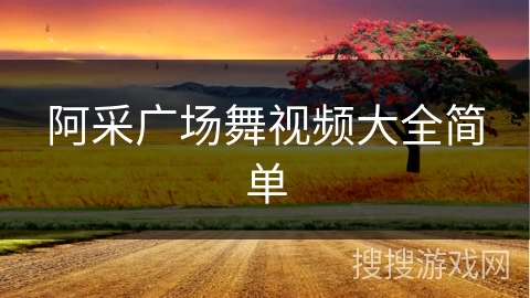 阿采广场舞视频大全简单