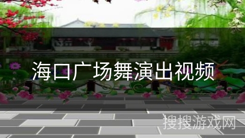 海口广场舞演出视频 海口广场舞演出视频