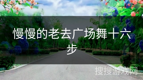 慢慢的老去广场舞十六步