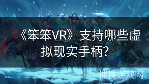 《笨笨VR》支持哪些虚拟现实手柄？