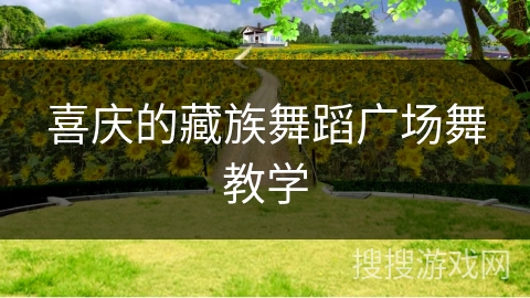 喜庆的藏族舞蹈广场舞教学