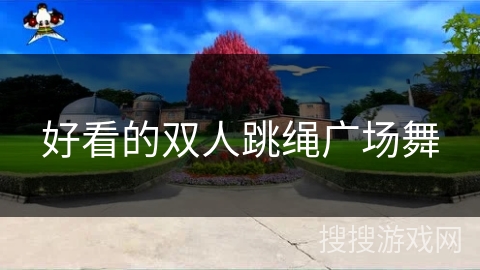 好看的双人跳绳广场舞