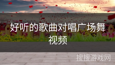 好听的歌曲对唱广场舞视频