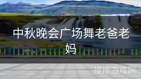 中秋晚会广场舞老爸老妈