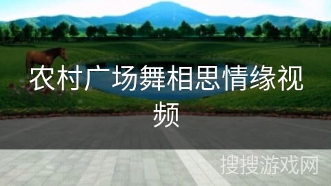 农村广场舞相思情缘视频