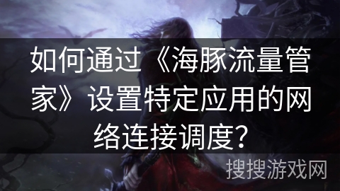 如何通过《海豚流量管家》设置特定应用的网络连接调度？