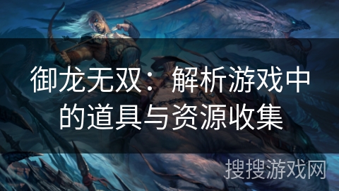御龙无双：解析游戏中的道具与资源收集