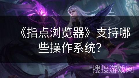 《指点浏览器》支持哪些操作系统？