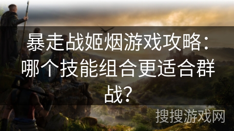 暴走战姬烟游戏攻略：哪个技能组合更适合群战？